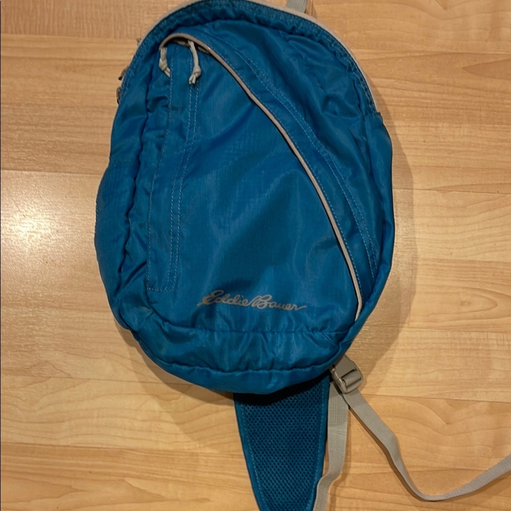 Eddie Bauer Blue Sling Backpack